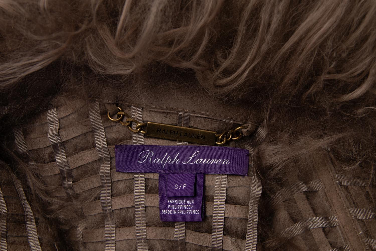 Ralph Lauren Purple Label Lamb Fur Vest