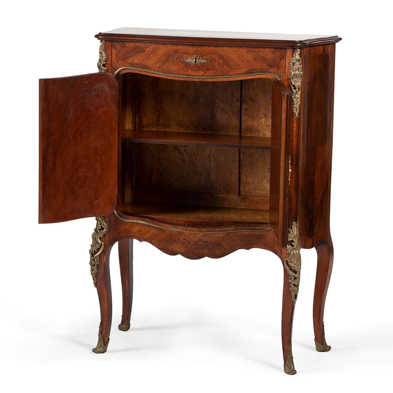 A Louis XVI Style Inlaid Cabinet