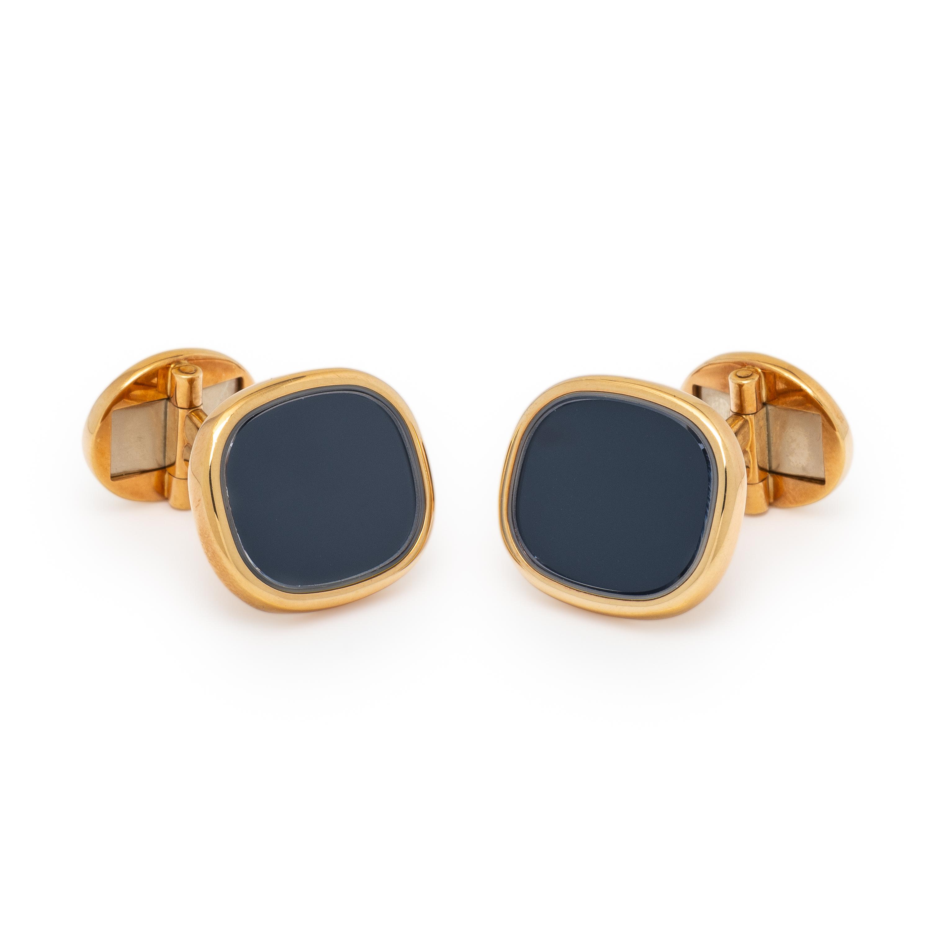 Patek Philippe, 18K Yellow Gold 'Ellipse' Cufflinks