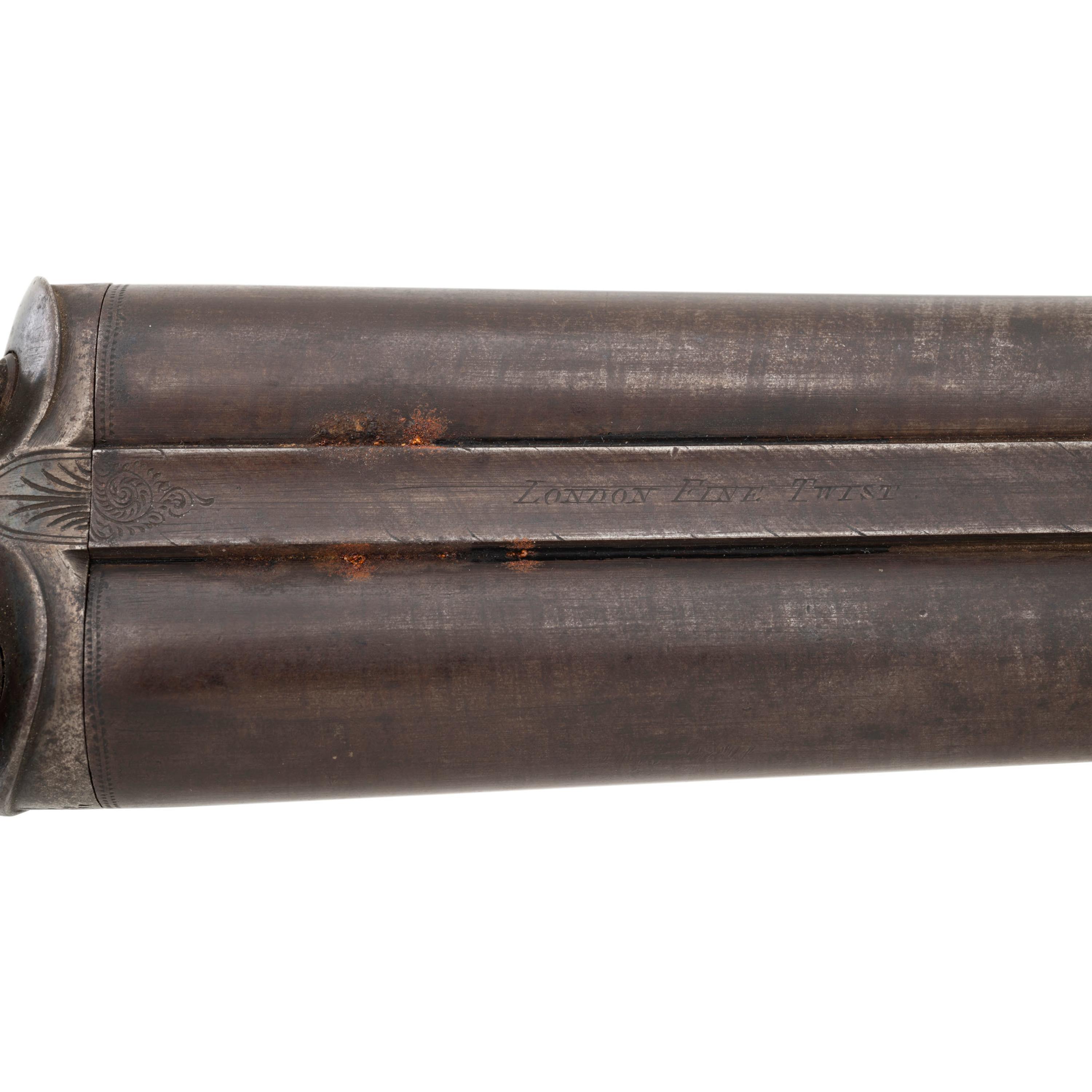William Moore & Co. Side Lever Coach Gun with Decorative Wells Fargo Markings