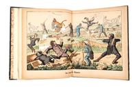 (CARICATURE) LAVRATE, EDMUND. Le Monde Plaisant, Paris, 1880, with Album Lavrate, n.d.