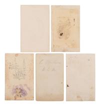 [INDIAN WARS]. A collection of CDVs of 6th Iowa Cavalrymen who were involved in General Alfred Sully's Expedition against the Sioux, ca 1863-1865.