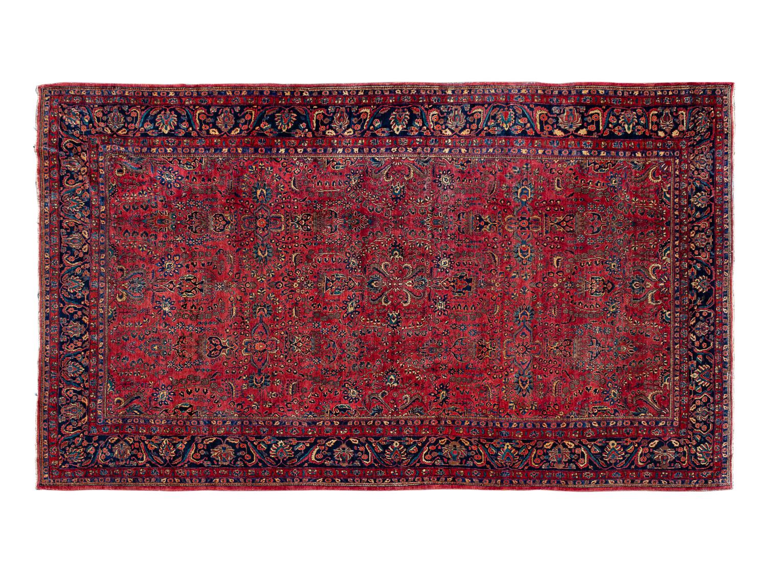 A Sarouk Wool Rug