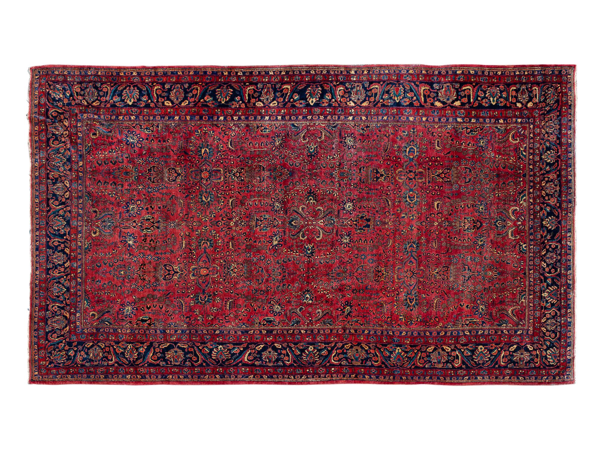 A Sarouk Wool Rug