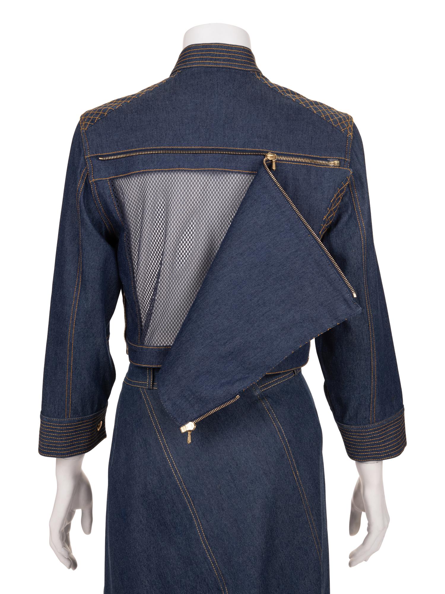Christian Dior Denim Skirt Ensemble, Spring/Summer 2000