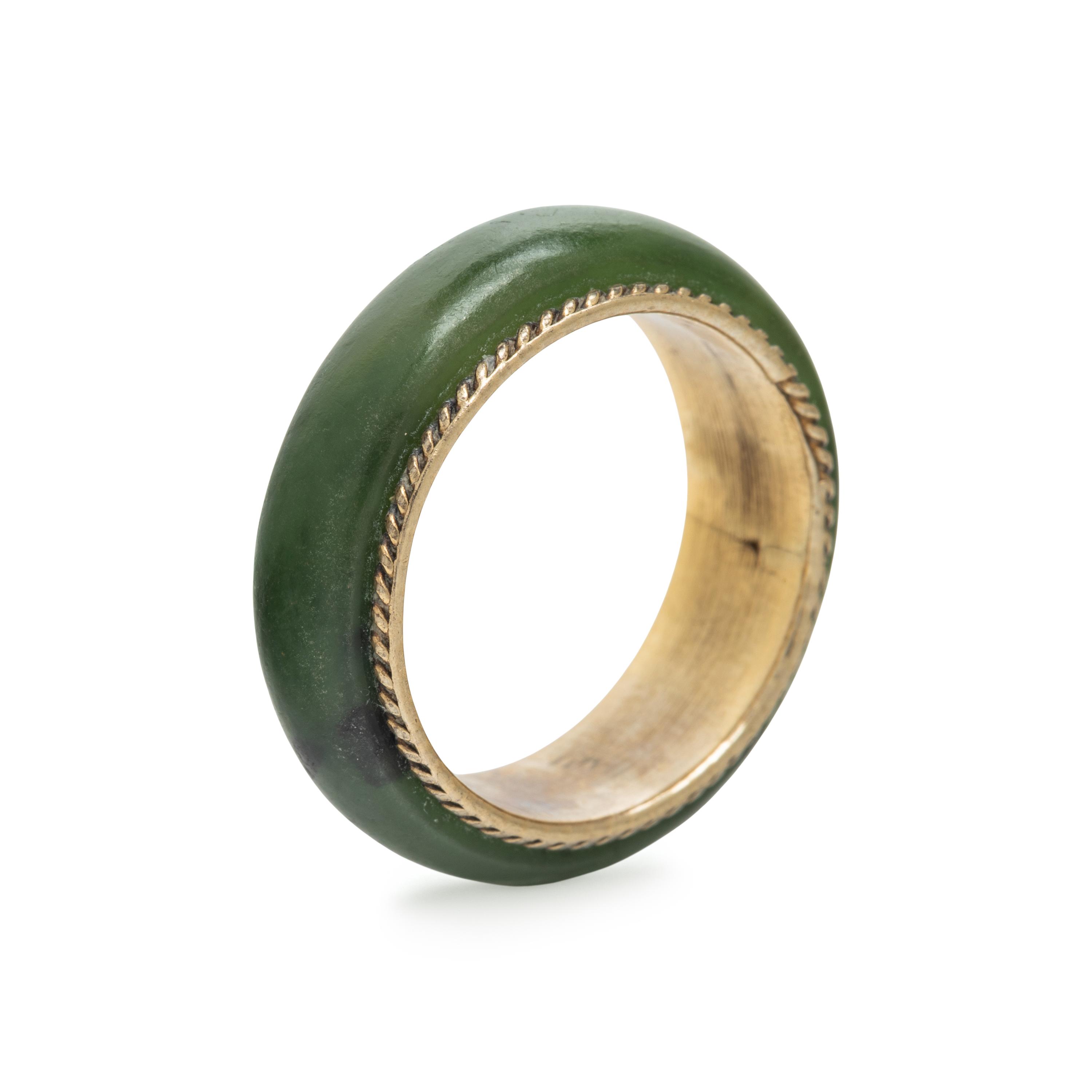 Jade Ring and Quartz Ring