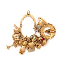 YELLOW GOLD CHARM PENDANT