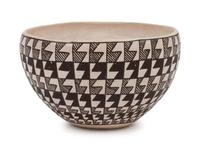 Jessie Garcia (Acoma, 20th century) Pottery Bowl