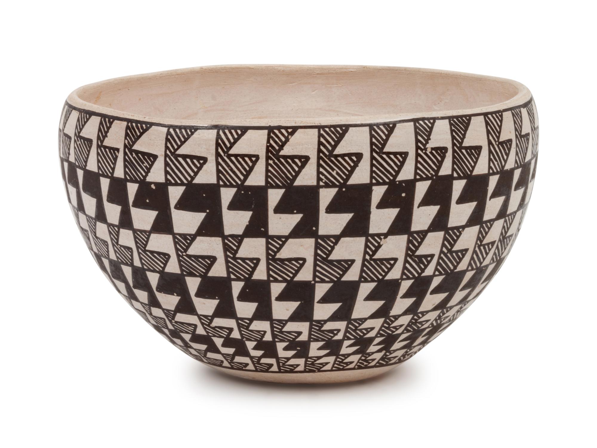 Jessie Garcia (Acoma, 20th century) Pottery Bowl