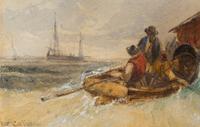 Fishing Boats at Sea