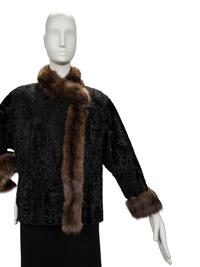 Two Mouratidis Broadtail Lamb and Sable Jackets