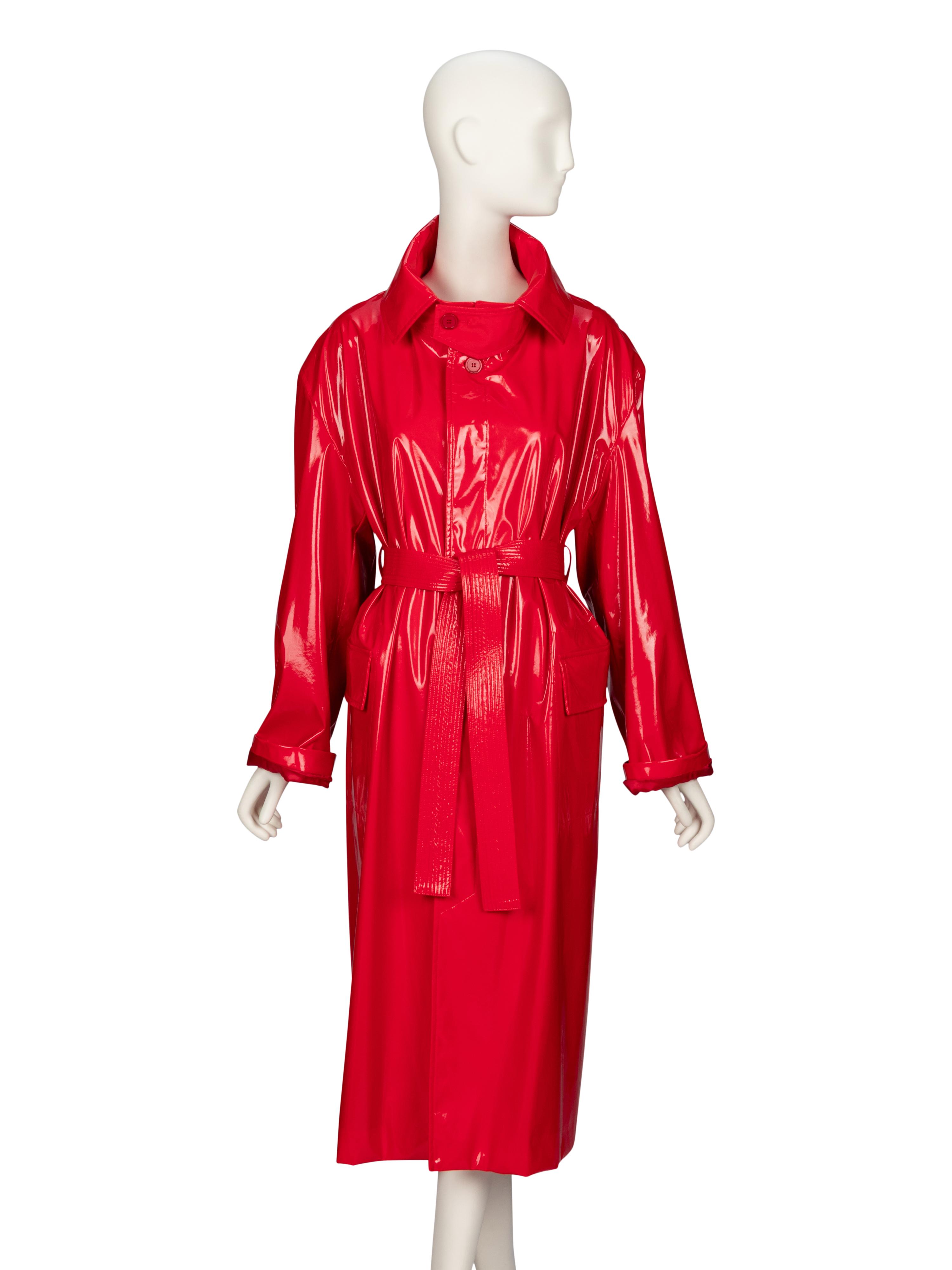Demna Gvasalia for Balenciaga, Cherry Red Raincoat