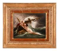 A Berlin (K.P.M.) Porcelain Plaque After Gustav Wertheimer
