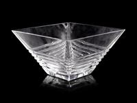 A Tiffany and Co. Glass Decanter and Bowl