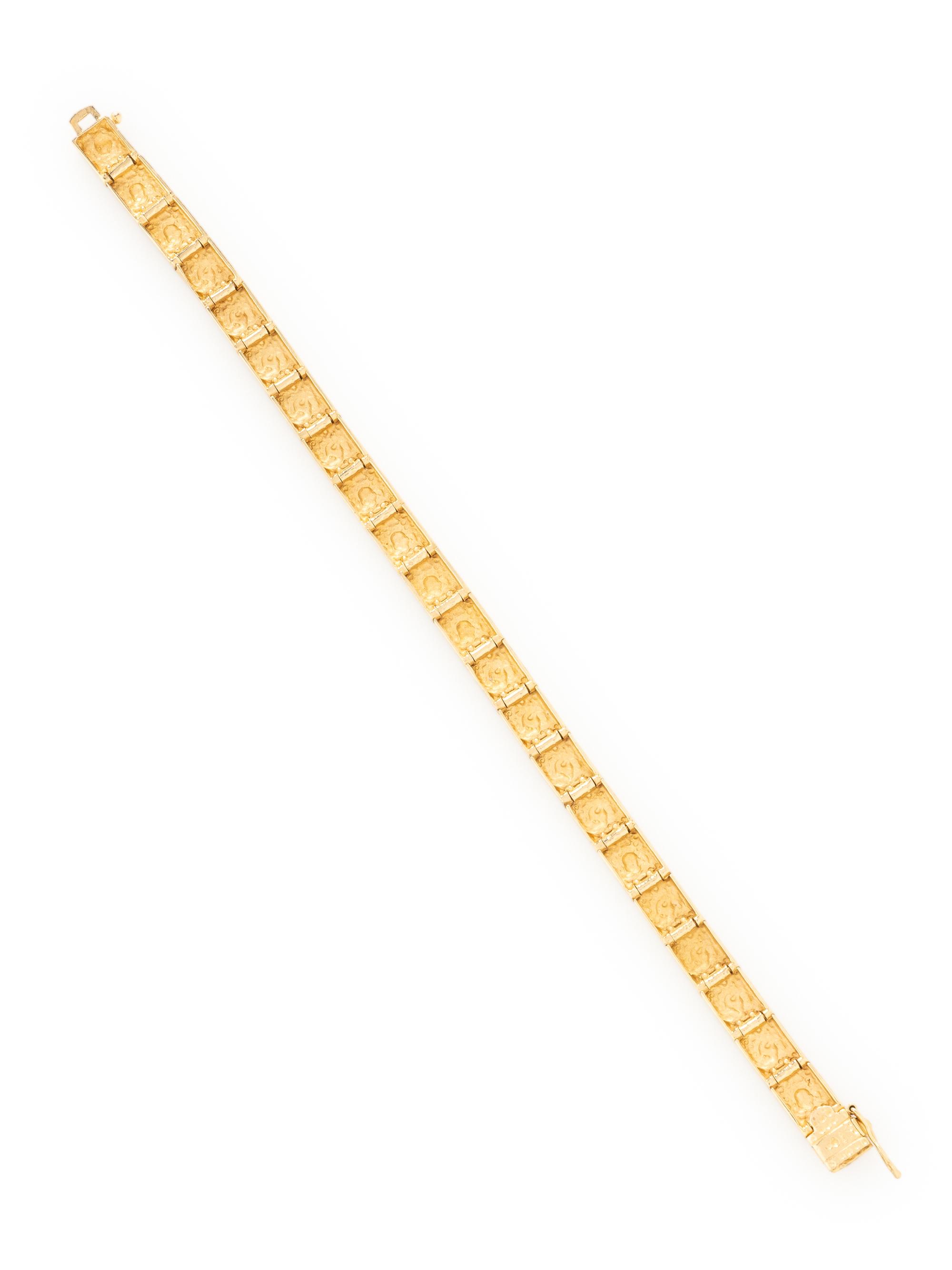 YELLOW GOLD BRACELET