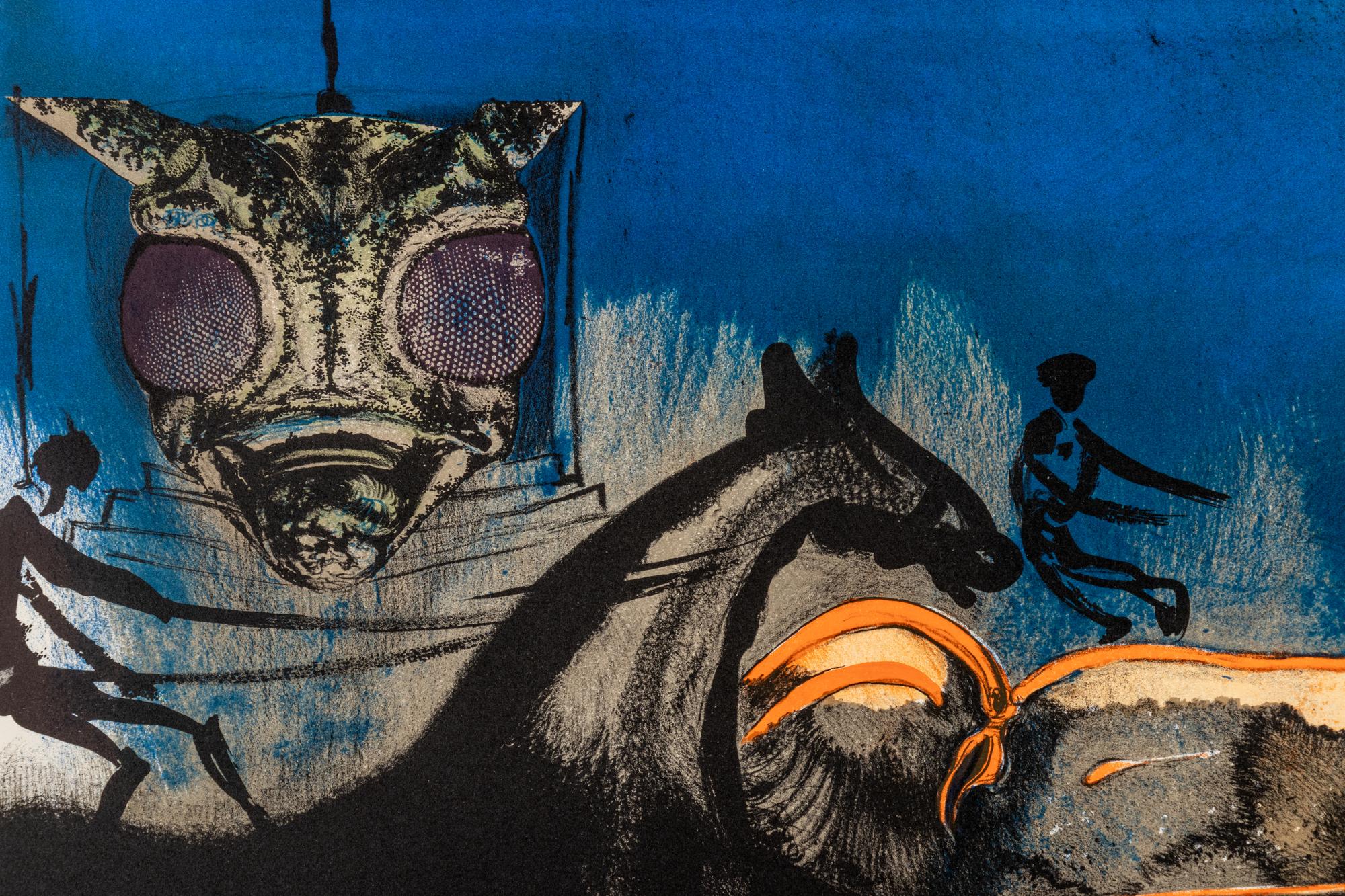 American Trotting Horses No. 2 , from Currier & Ives as Interpreted by Salvador Dali