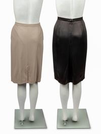 Three Chanel Separates: Two Skirts, One Shirt, 1990-2000s