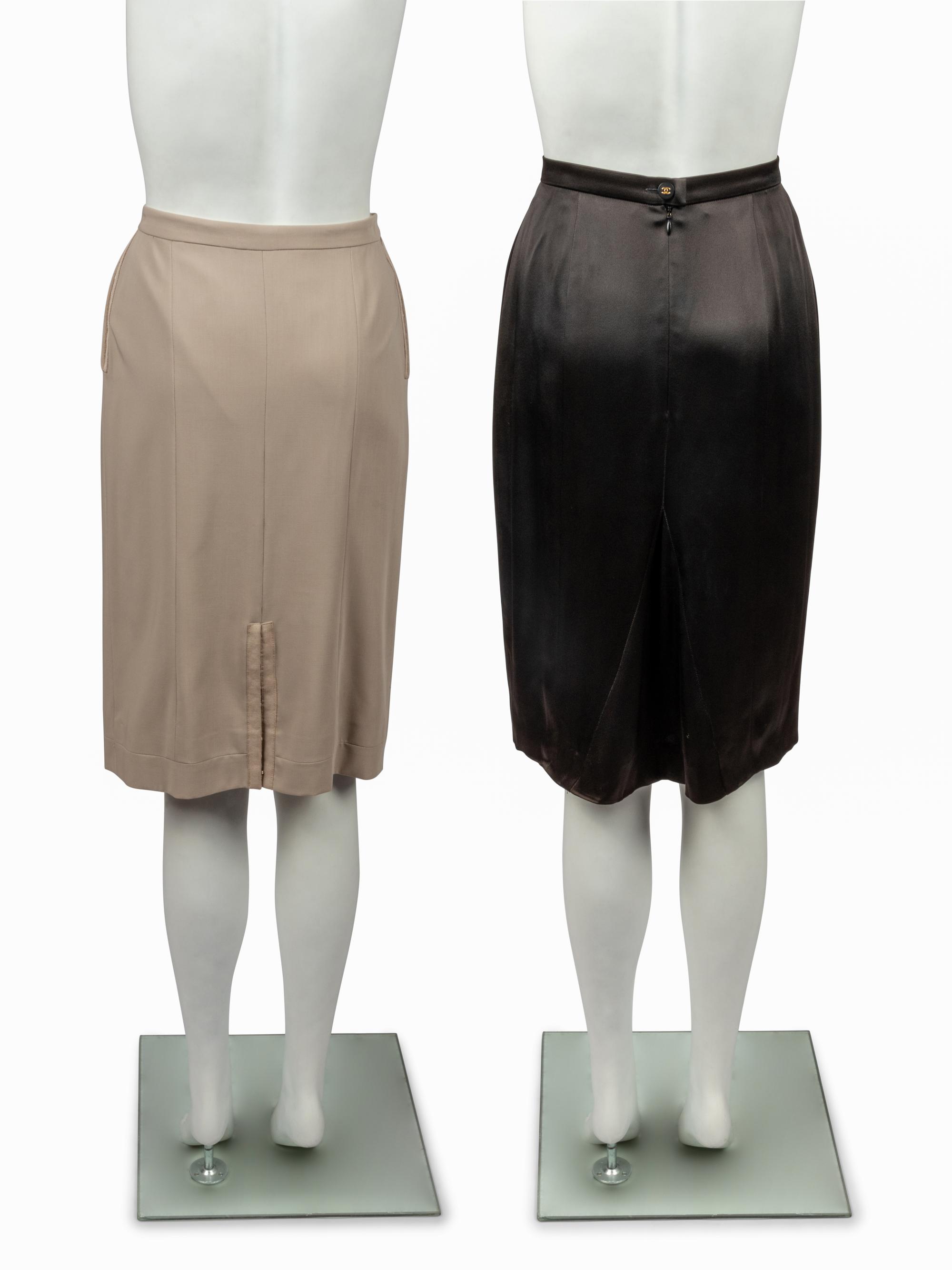 Three Chanel Separates: Two Skirts, One Shirt, 1990-2000s