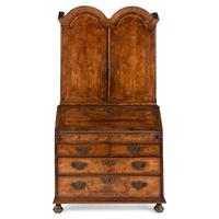A Queen Anne Walnut Bureau Cabinet