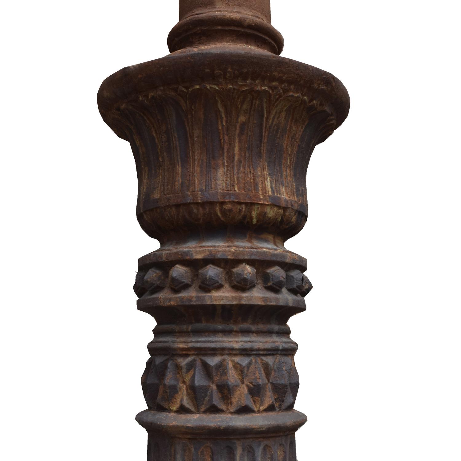A Lamp Post from the World's Columbian Exposition 25" W x 25" D x 255" H — United States, Circa 1893