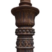 A Lamp Post from the World's Columbian Exposition 25" W x 25" D x 255" H — United States, Circa 1893
