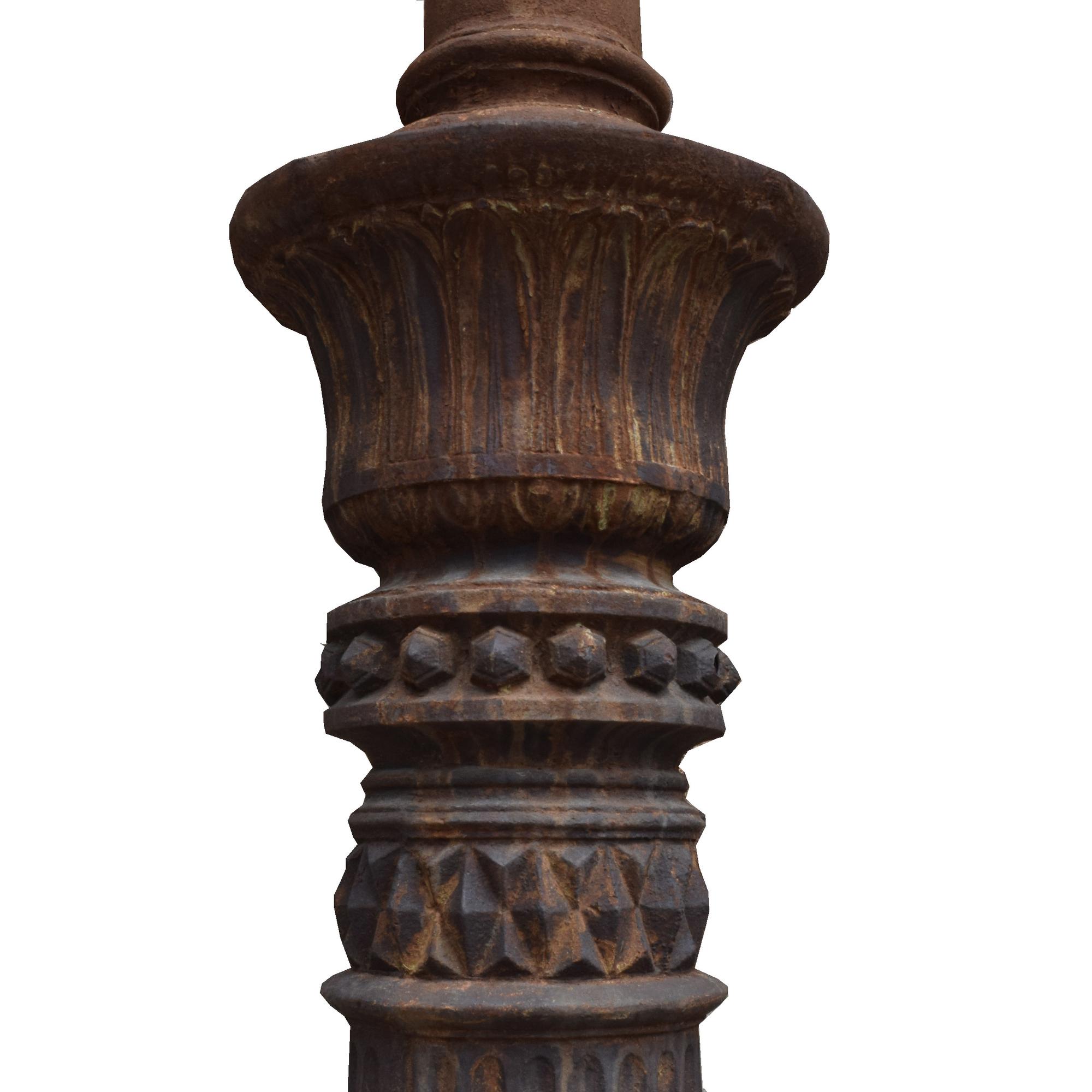 A Lamp Post from the World's Columbian Exposition 25" W x 25" D x 255" H — United States, Circa 1893