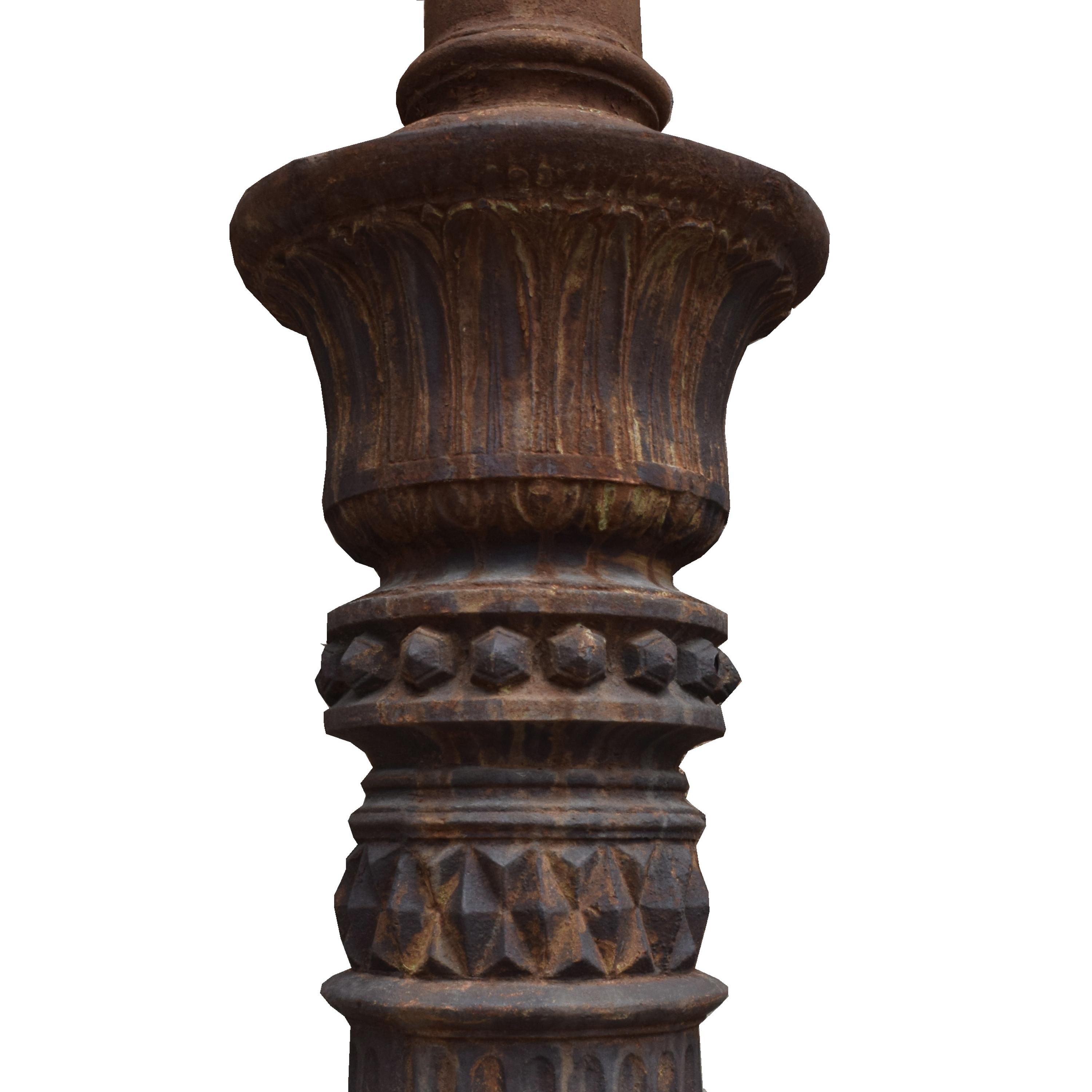 A Lamp Post from the World's Columbian Exposition 25" W x 25" D x 255" H — United States, Circa 1893
