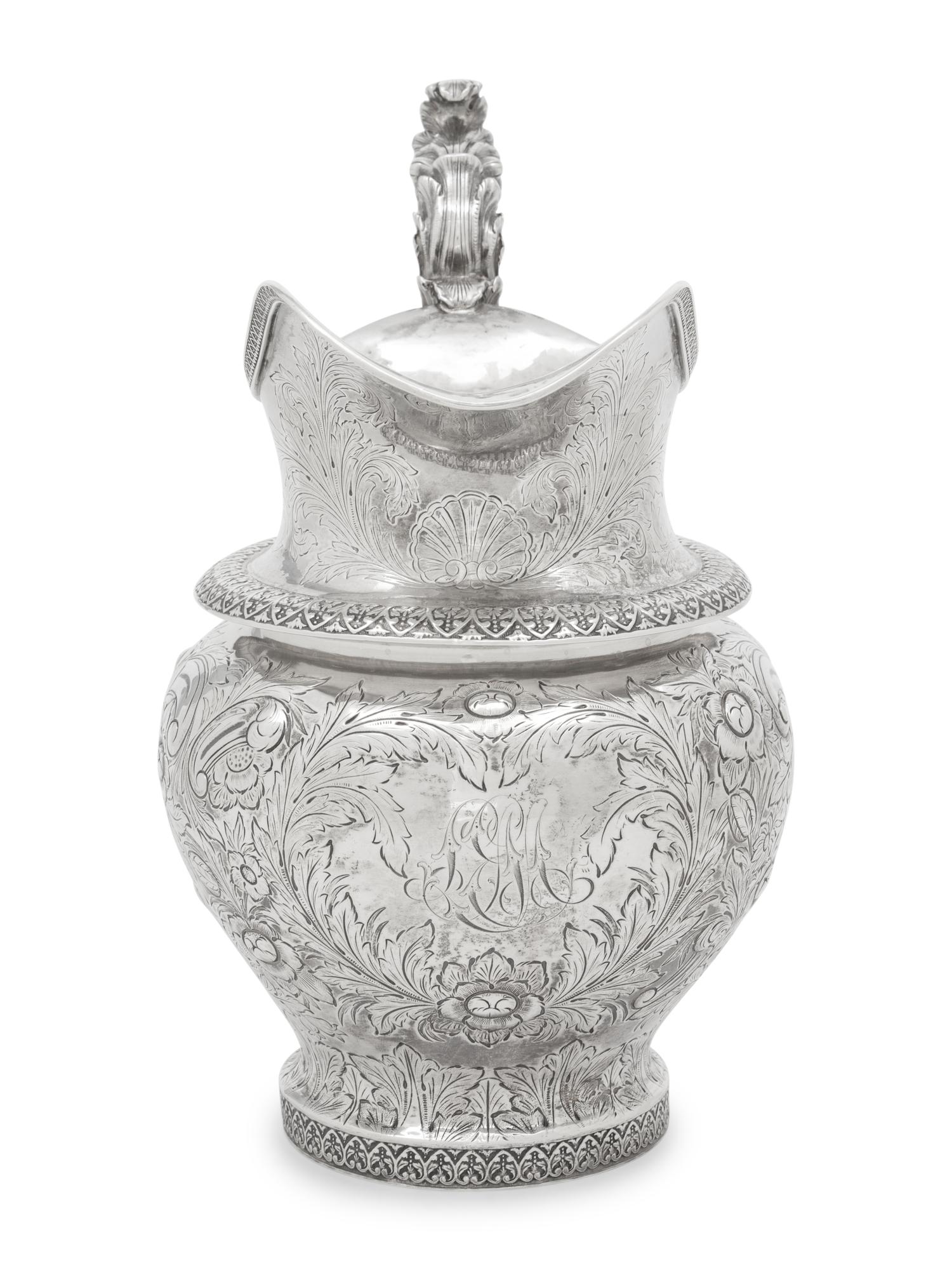 An American Silver Pitcher