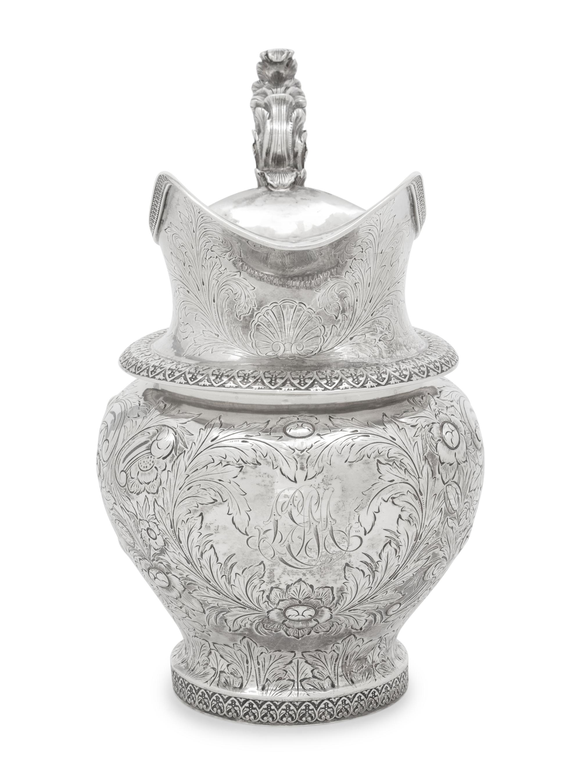 An American Silver Pitcher
