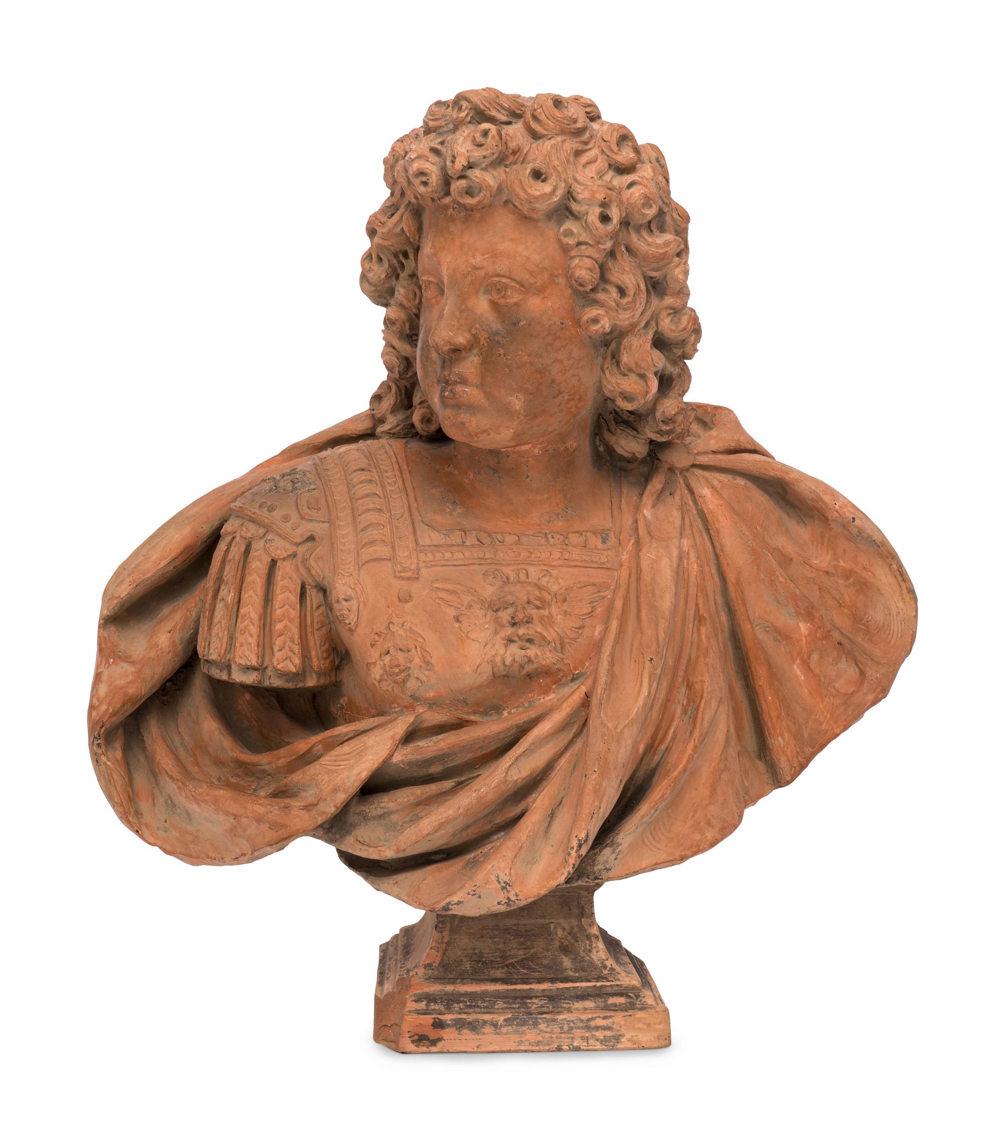 A Continental Terra Cotta Bust