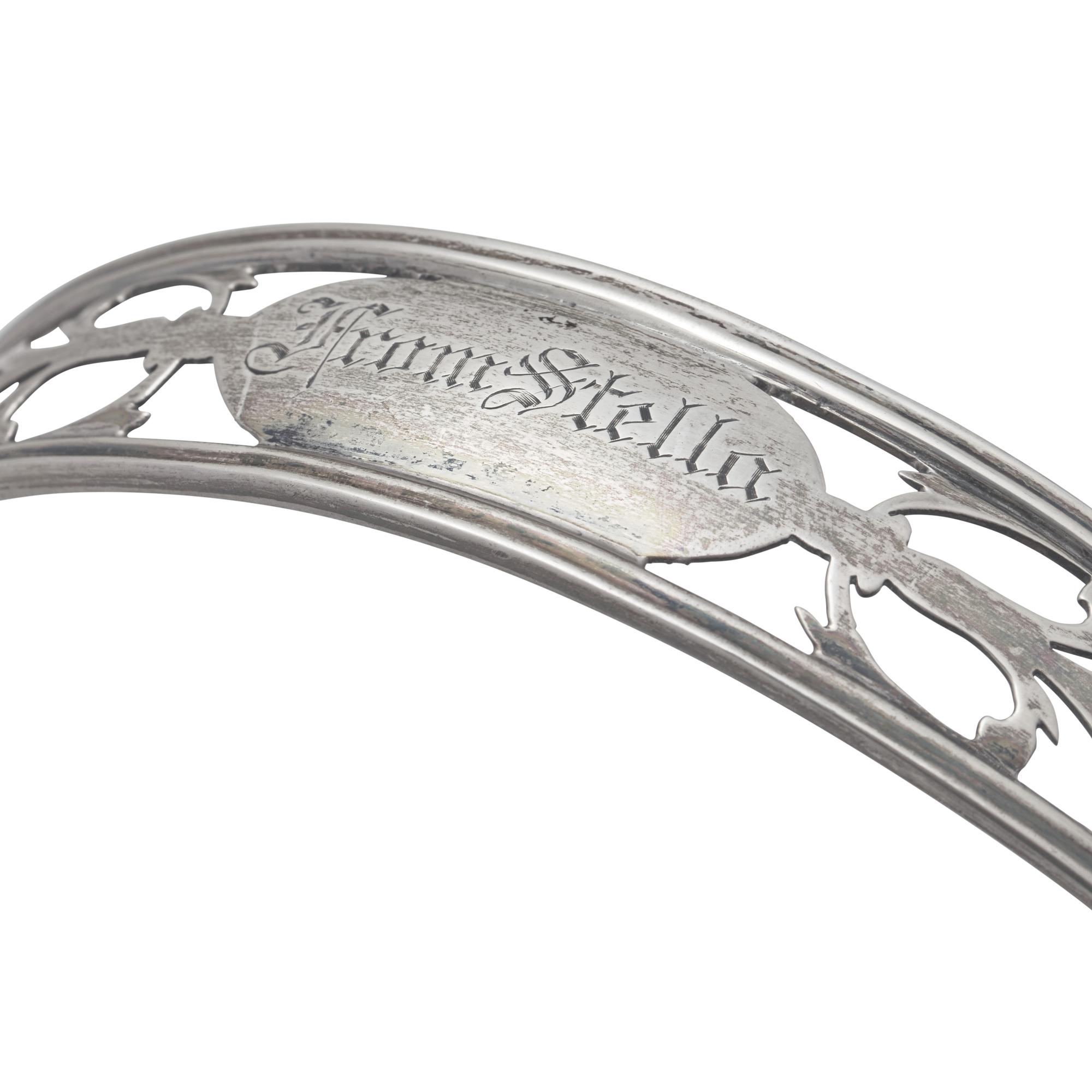 A Pierced Sterling Silver Flower Basket