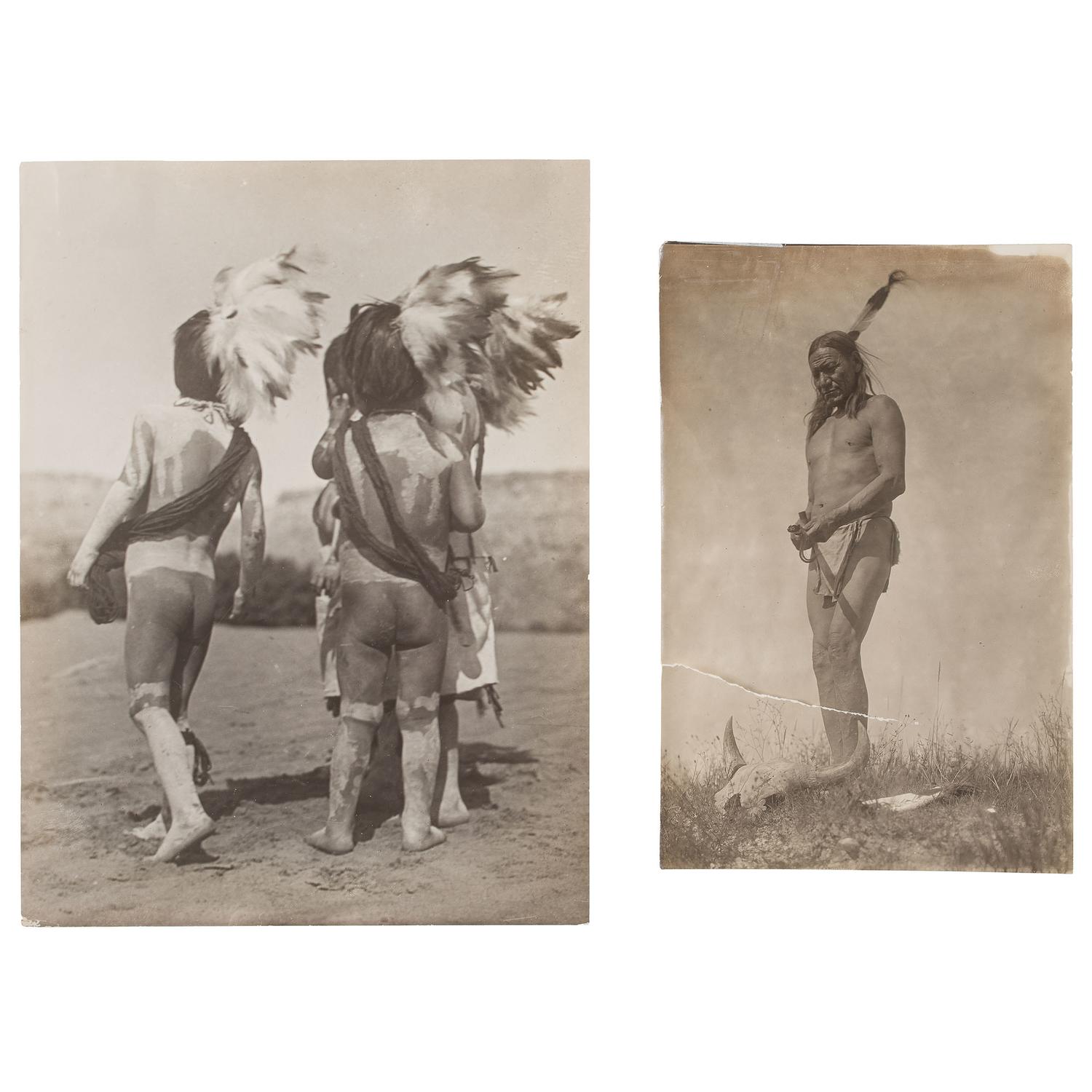 Edward Curtis, Ten Photographs from Original Manuscript Acquired Directly from the Curtis Estate