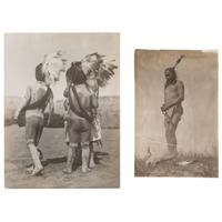 Edward Curtis, Ten Photographs from Original Manuscript Acquired Directly from the Curtis Estate