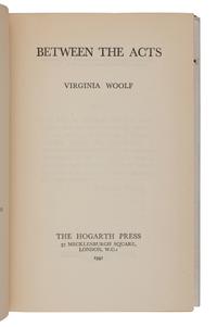 WOOLF, Virginia (1882-1941). Between the Acts . London: Hogarth Press, 1941.