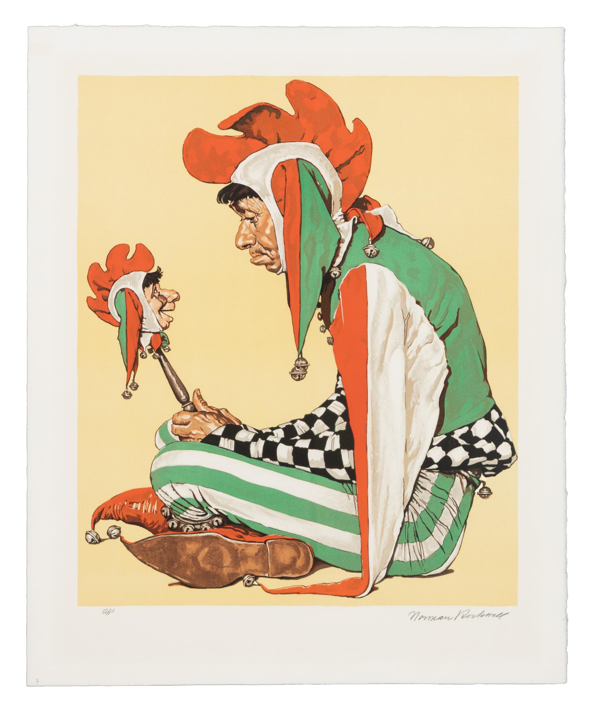 Norman Rockwell (American, 1894-1978) — Jester, 1976
