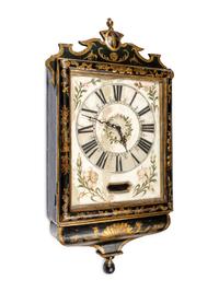 A Victorian Painted Wall Clock