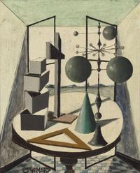 Claude Venard (French, 1913-1999) - Géométrie Devant la Fenêtre