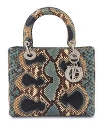 Christian Dior Multicolored Python Small Lady Dior Bag, 2011