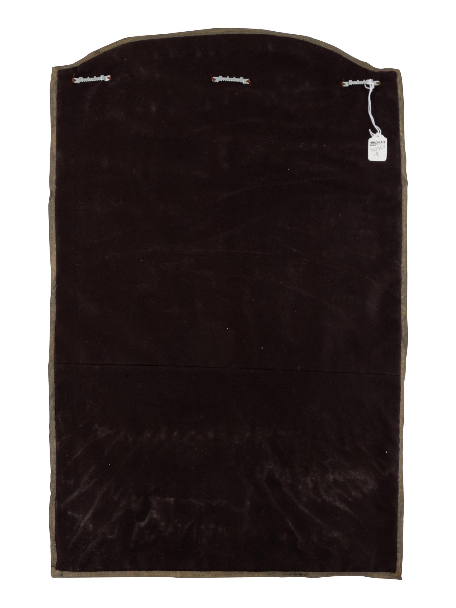 A Continental Gros and Petit Point Woven Panel