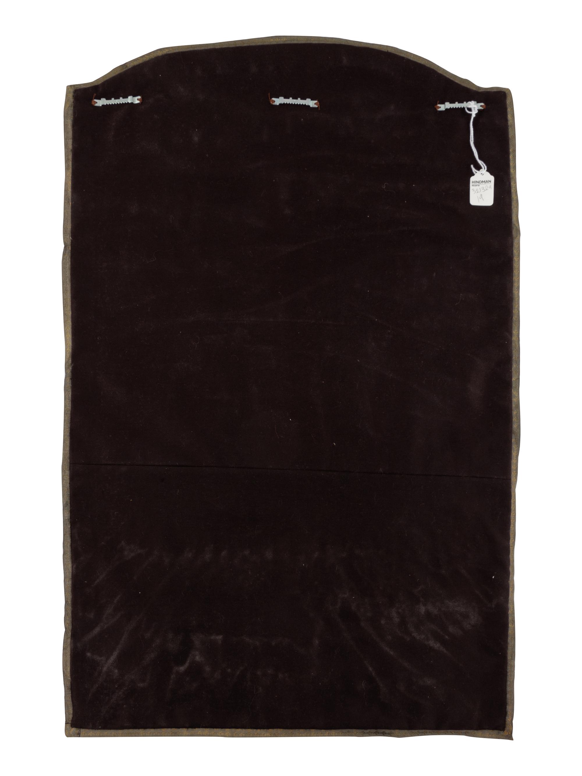 A Continental Gros and Petit Point Woven Panel