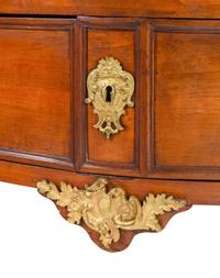 A Louis XV Gilt Bronze Mounted Marble-Top Commode