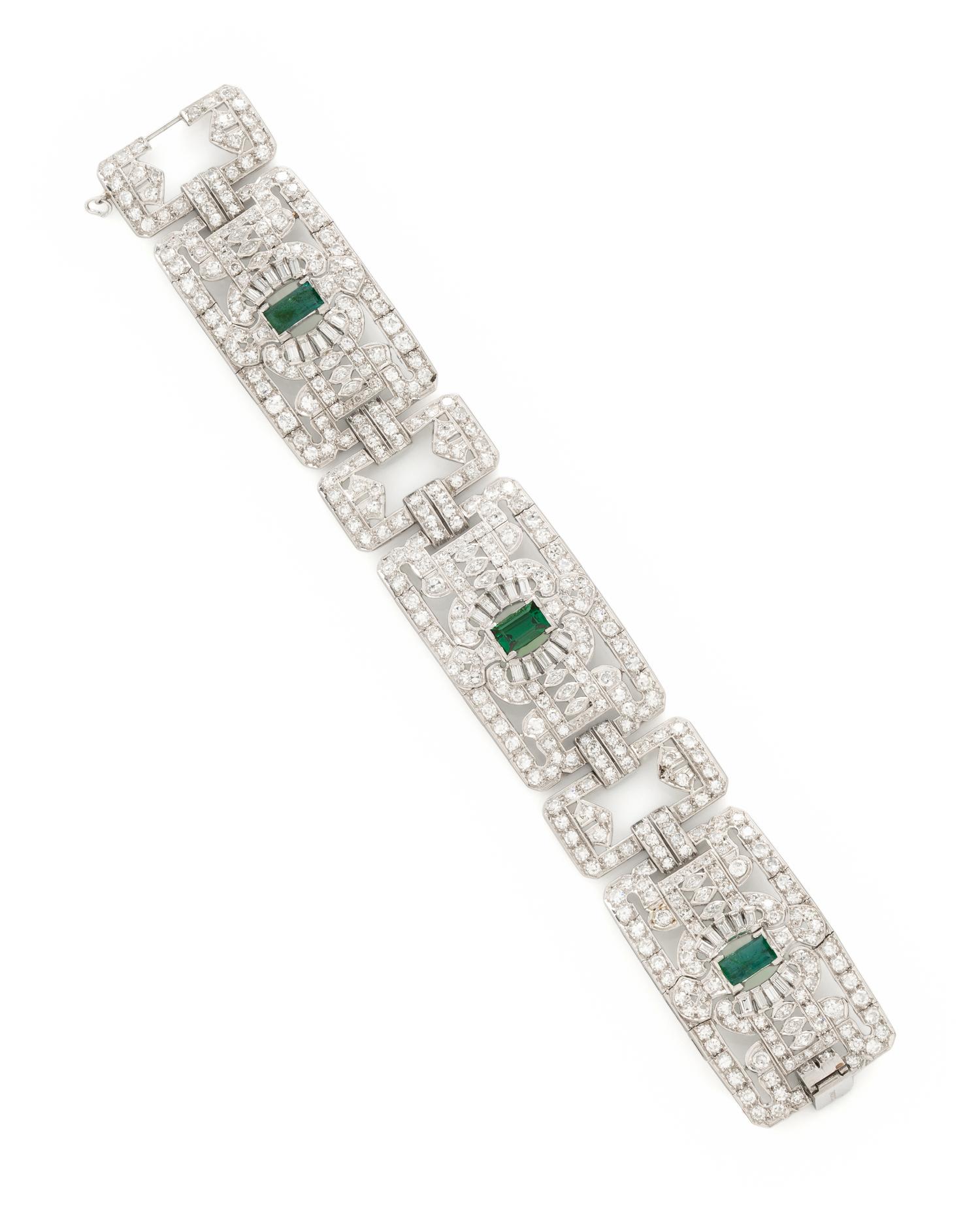 Platinum and Diamond Bracelet