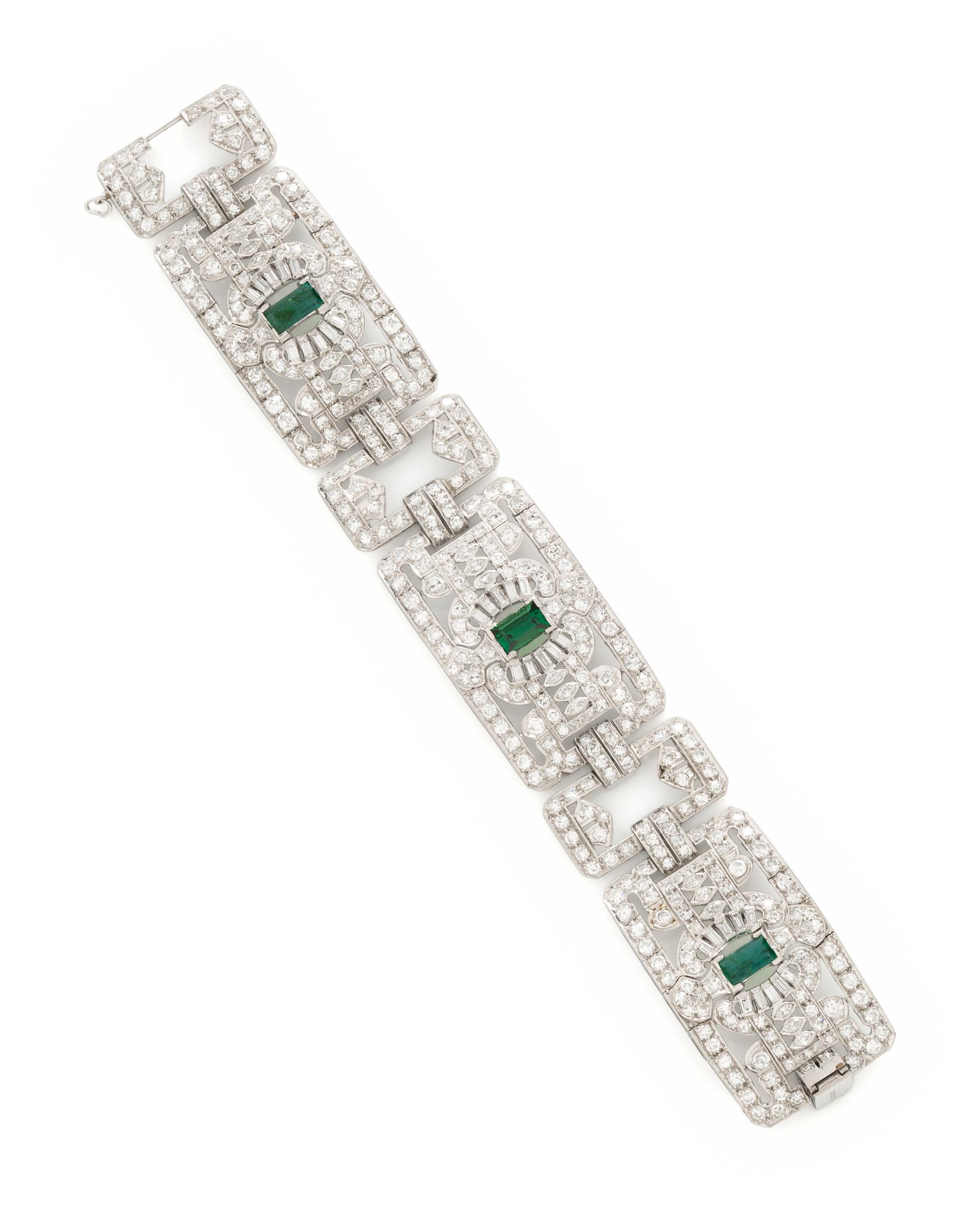Platinum and Diamond Bracelet