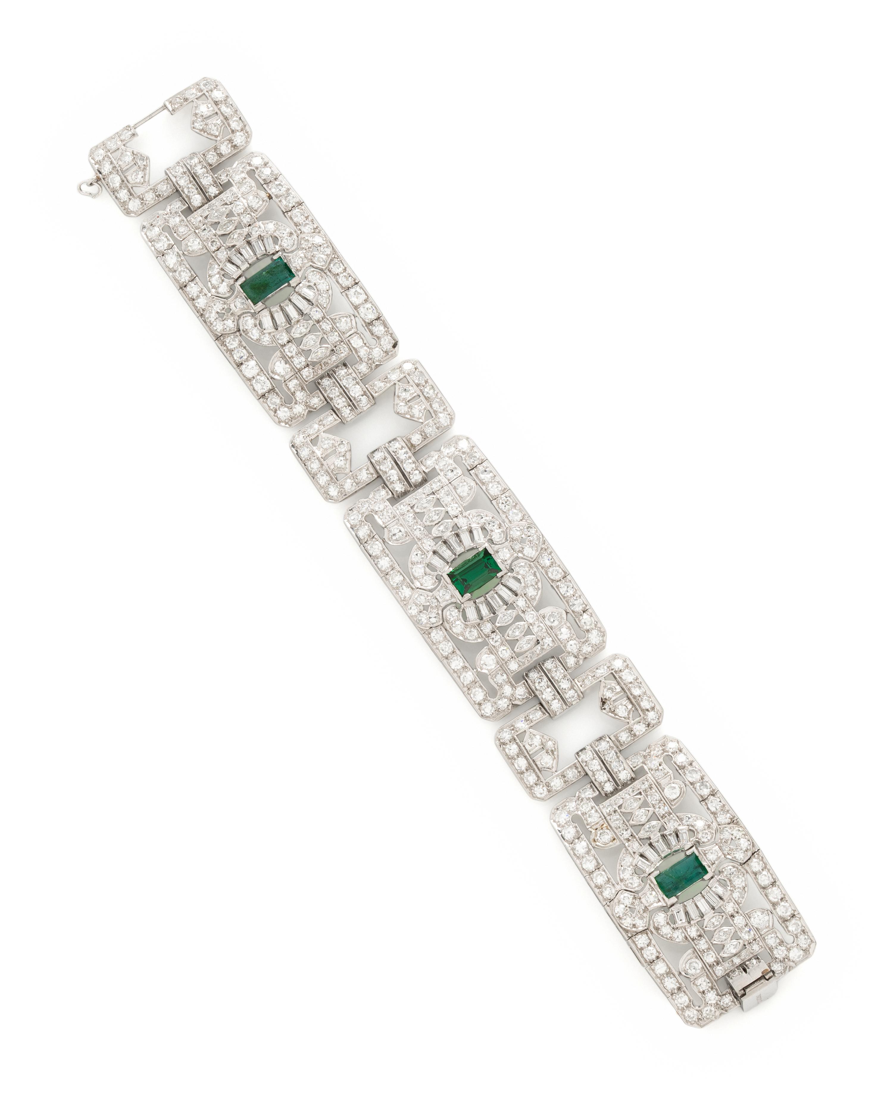 Platinum and Diamond Bracelet