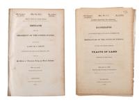 [NATIVE AMERICANS]. A group of 10 items regarding Pottawatomie and Miami Indians.