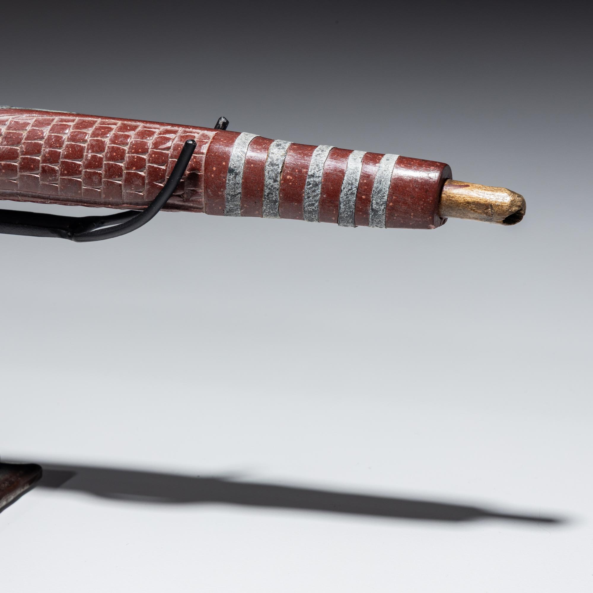 Eastern Plains Catlinite Pipe, Snake