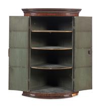 A George III Mahogany Corner Cabinet