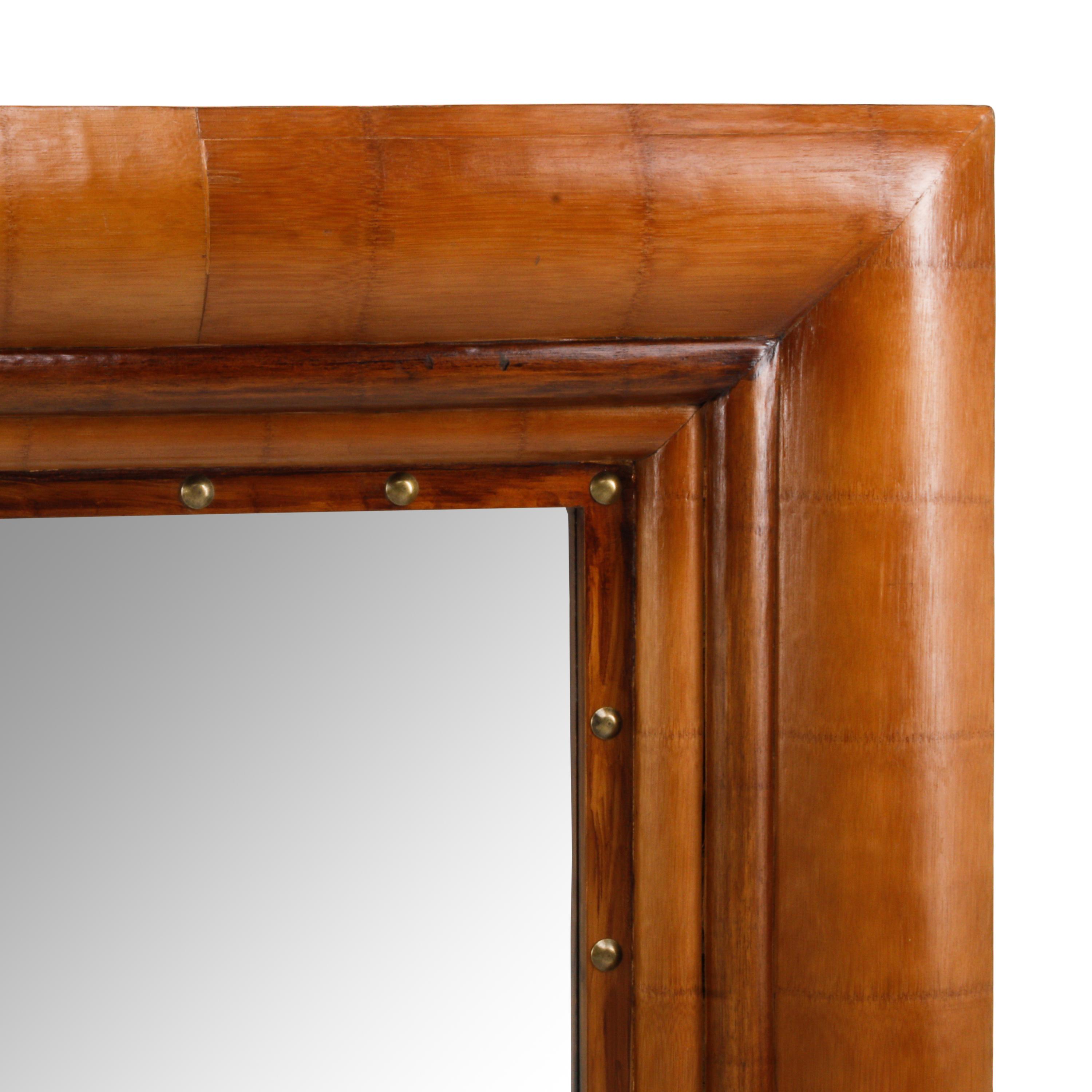A Pair of Portuguese Style Bamboo Mirrors