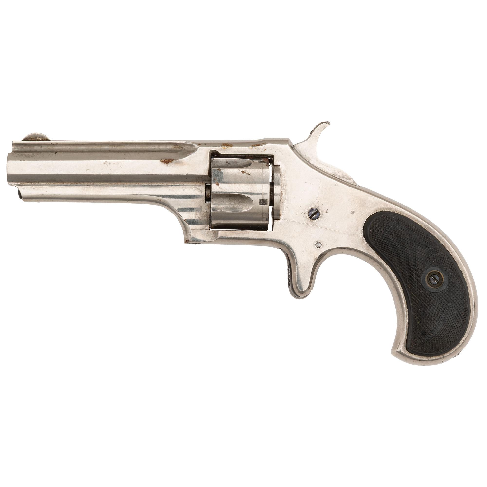 Nickel Plated Remington Smoot New Model No 1 Revolver