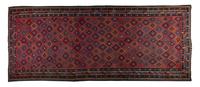 A Kilim Wool Rug, 7 feet 6 inches x 19 feet.